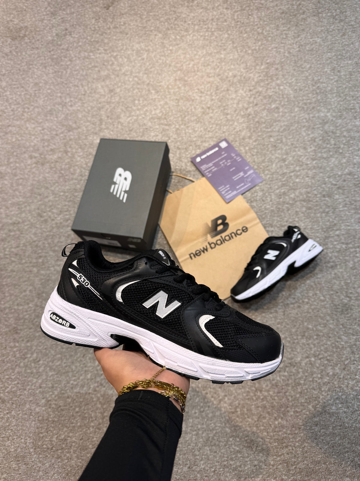 NB 530 Siyah Beyaz
